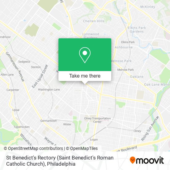 Mapa de St Benedict's Rectory (Saint Benedict's Roman Catholic Church)