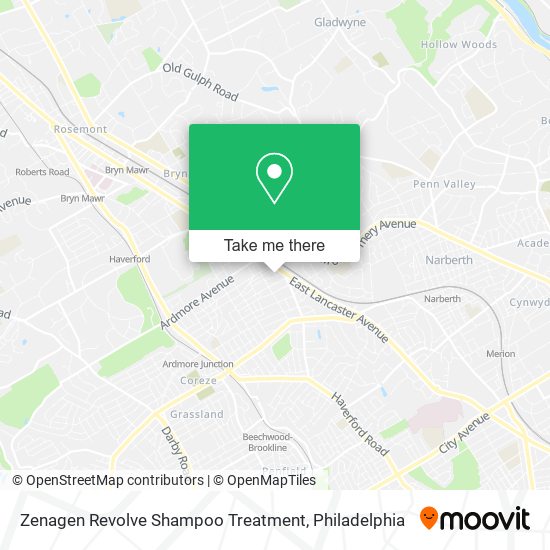 Zenagen Revolve Shampoo Treatment map