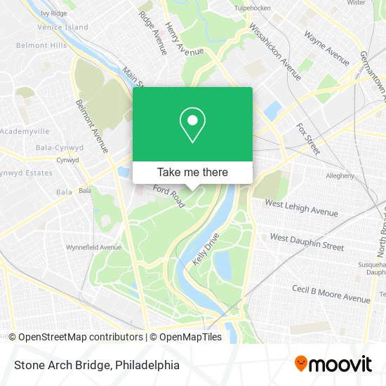 Mapa de Stone Arch Bridge