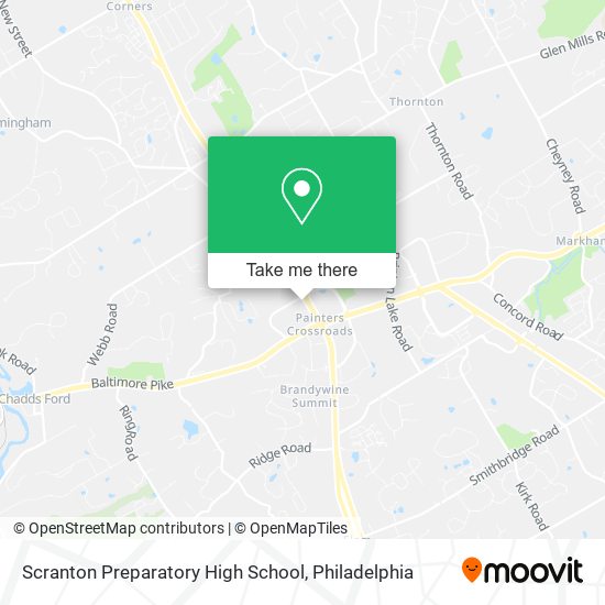 Scranton Preparatory High School map