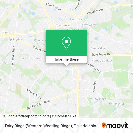 Mapa de Fairy Rings (Western Wedding Rings)