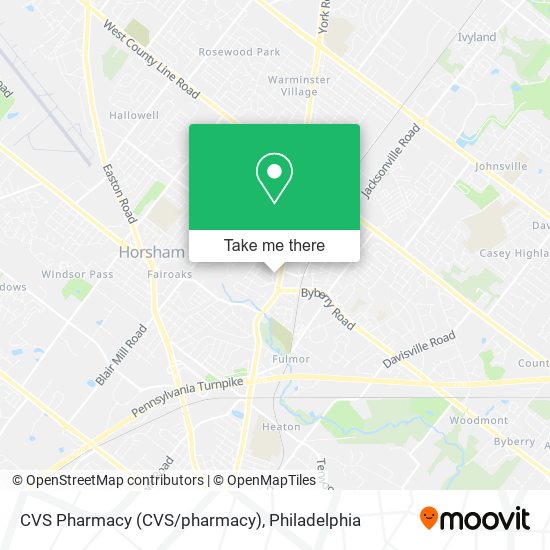 Mapa de CVS Pharmacy (CVS/pharmacy)