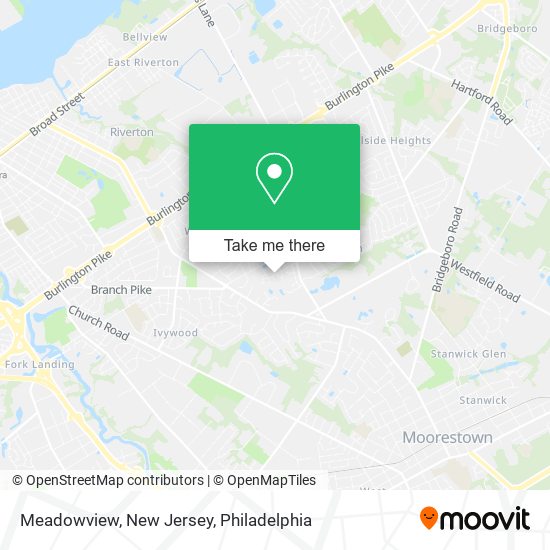 Meadowview, New Jersey map