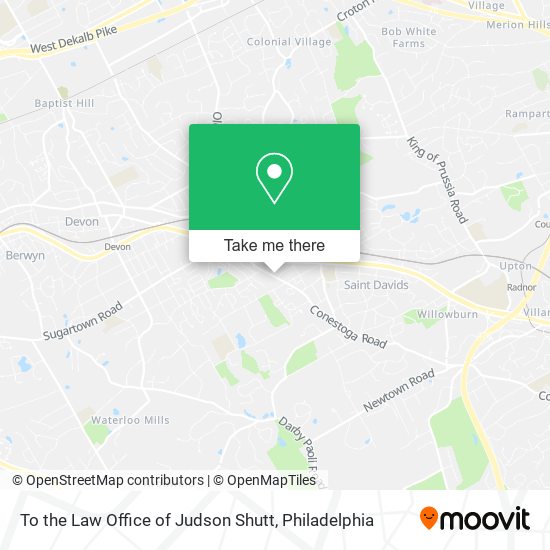 Mapa de To the Law Office of Judson Shutt