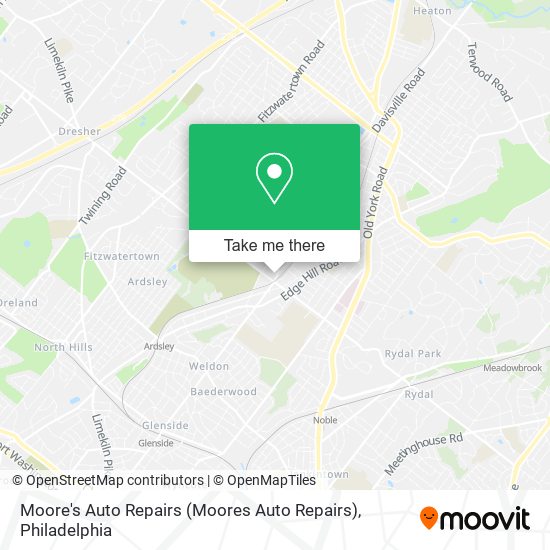 Mapa de Moore's Auto Repairs (Moores Auto Repairs)