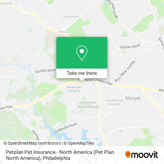 Petplan Pet Insurance - North America (Pet Plan North America) map