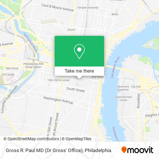 Mapa de Gross R. Paul MD (Dr Gross' Office)