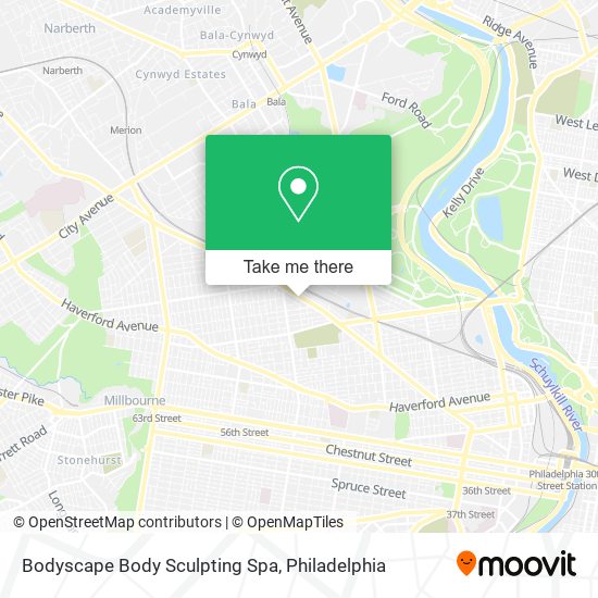 Mapa de Bodyscape Body Sculpting Spa