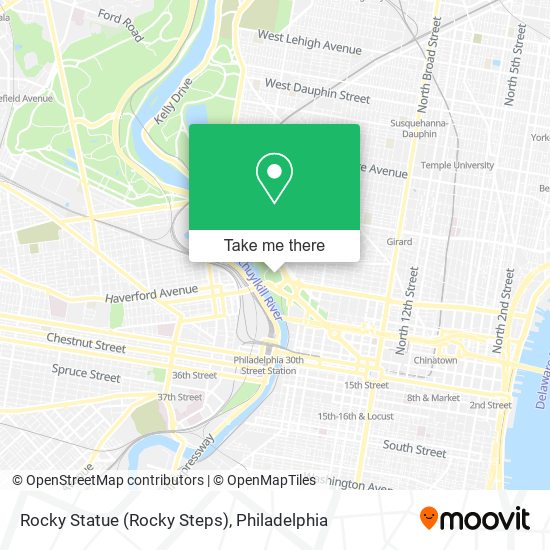 Mapa de Rocky Statue (Rocky Steps)