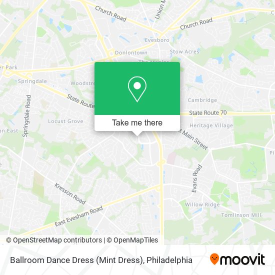 Ballroom Dance Dress (Mint Dress) map