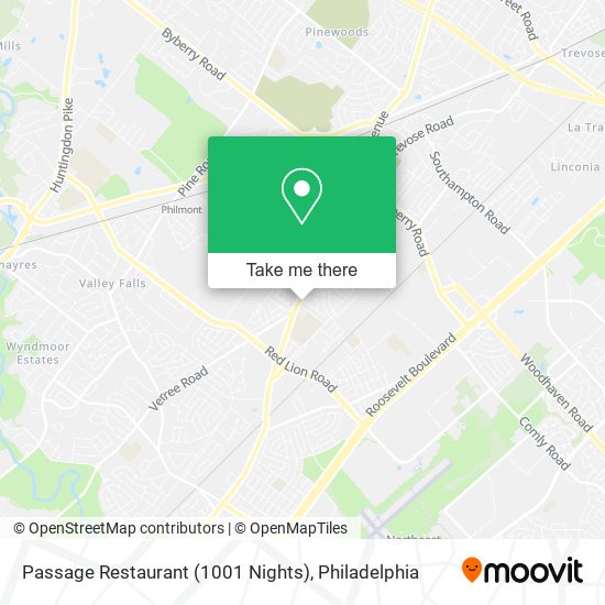 Passage Restaurant (1001 Nights) map