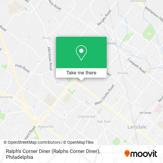 Mapa de Ralph's Corner Diner (Ralphs Corner Diner)