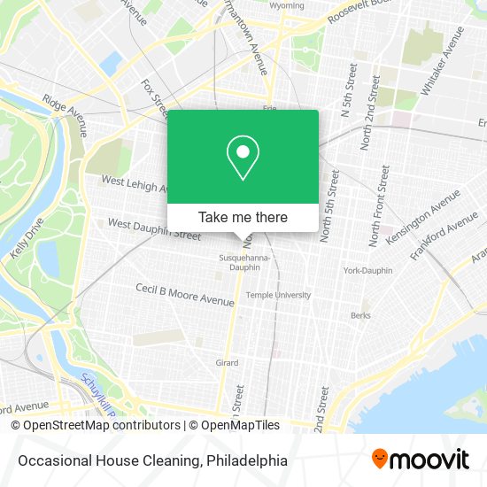Occasional House Cleaning map