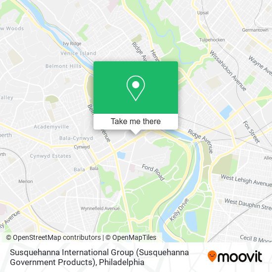 Mapa de Susquehanna International Group (Susquehanna Government Products)