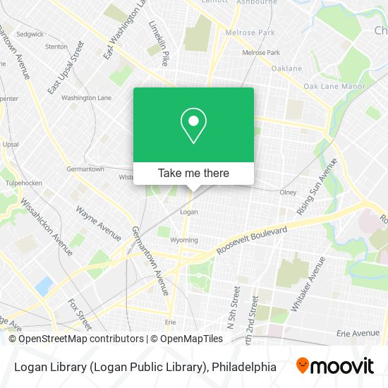Mapa de Logan Library (Logan Public Library)