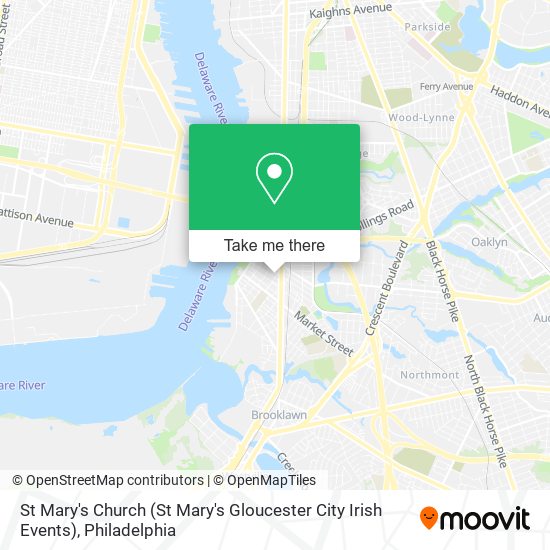 Mapa de St Mary's Church (St Mary's Gloucester City Irish Events)