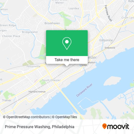 Mapa de Prime Pressure Washing