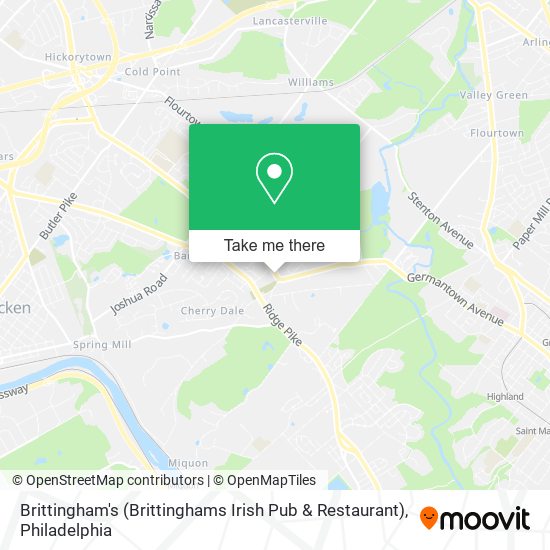 Mapa de Brittingham's (Brittinghams Irish Pub & Restaurant)