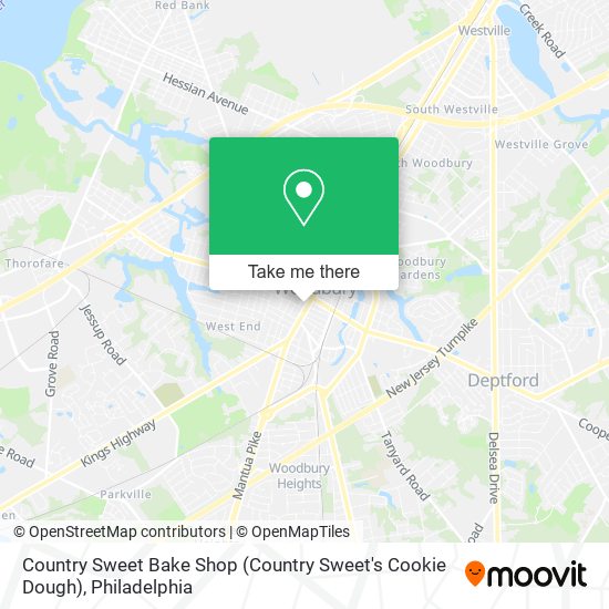 Country Sweet Bake Shop (Country Sweet's Cookie Dough) map