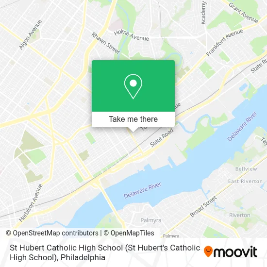 St Hubert Catholic High School map