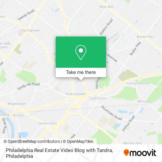 Philadelphia Real Estate Video Blog with Tandra map