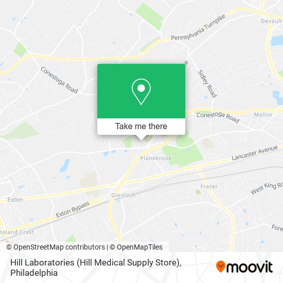 Hill Laboratories (Hill Medical Supply Store) map