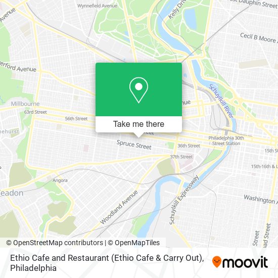 Mapa de Ethio Cafe and Restaurant (Ethio Cafe & Carry Out)