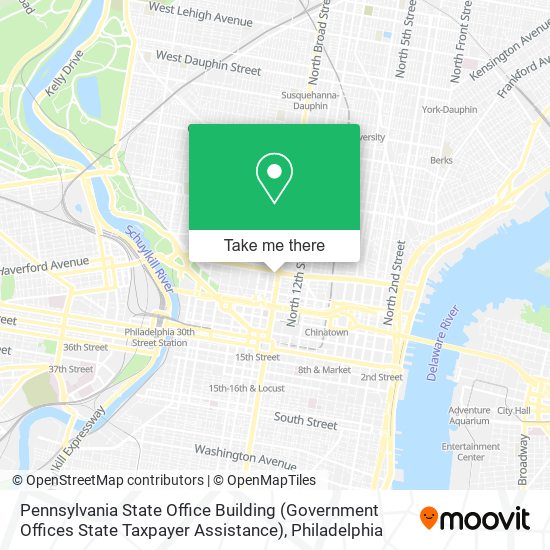 Mapa de Pennsylvania State Office Building (Government Offices State Taxpayer Assistance)