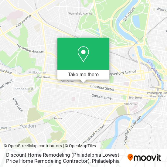 Discount Home Remodeling (Philadelphia Lowest Price Home Remodeling Contractor) map