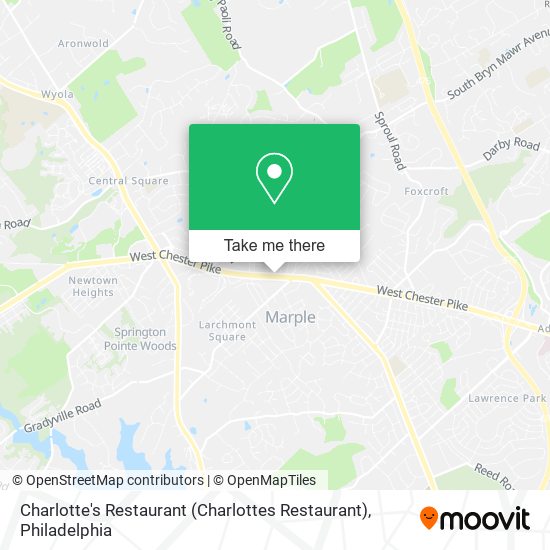 Mapa de Charlotte's Restaurant (Charlottes Restaurant)