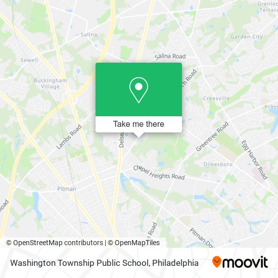 Mapa de Washington Township Public School