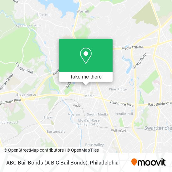Mapa de ABC Bail Bonds (A B C Bail Bonds)