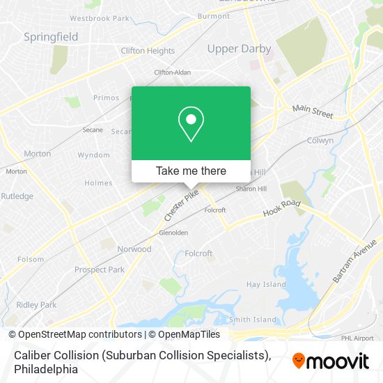 Caliber Collision (Suburban Collision Specialists) map
