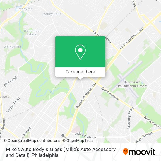 Mapa de Mike's Auto Body & Glass (Mike's Auto Accessory and Detail)