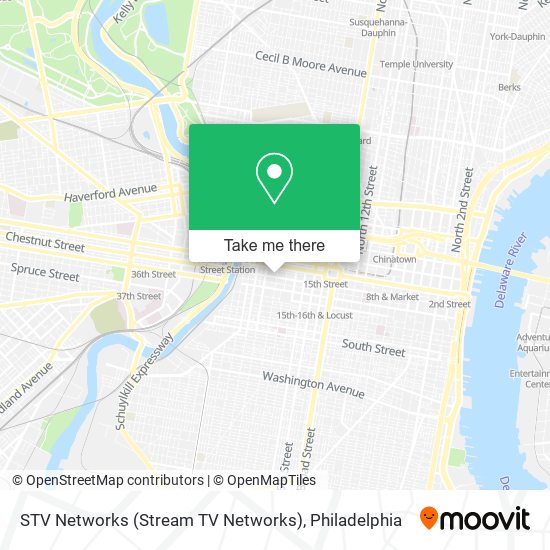 STV Networks (Stream TV Networks) map