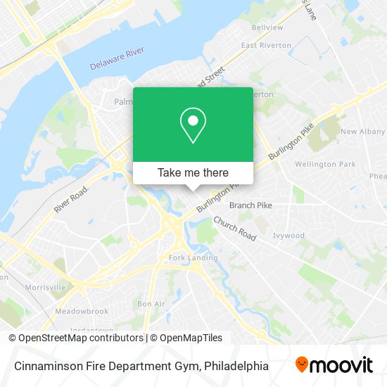 Mapa de Cinnaminson Fire Department Gym
