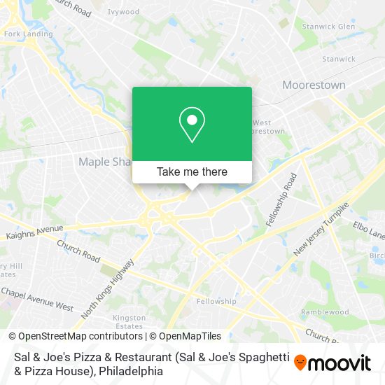 Sal & Joe's Pizza & Restaurant (Sal & Joe's Spaghetti & Pizza House) map