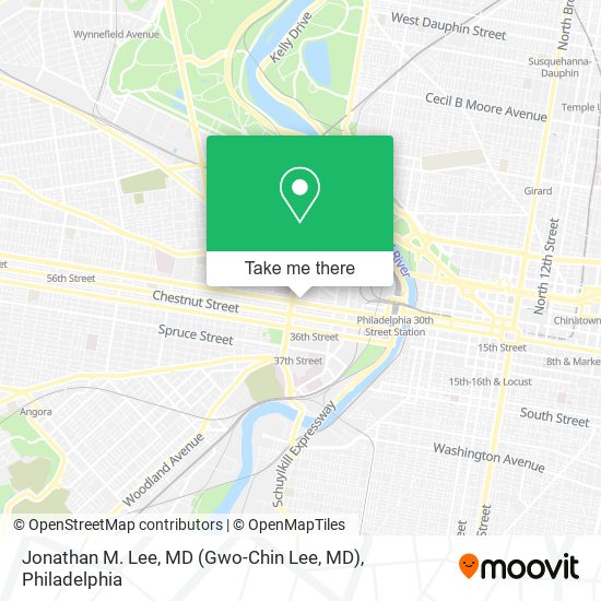 Jonathan M. Lee, MD (Gwo-Chin Lee, MD) map