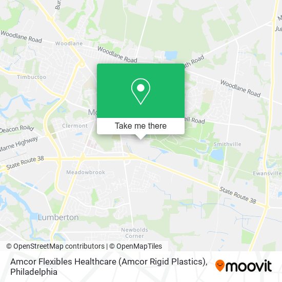 Amcor Flexibles Healthcare (Amcor Rigid Plastics) map