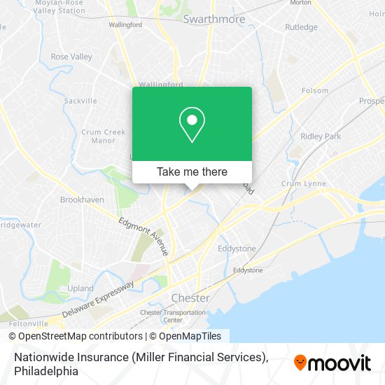 Nationwide Insurance (Miller Financial Services) map
