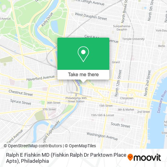 Ralph E Fishkin MD (Fishkin Ralph Dr Parktown Place Apts) map