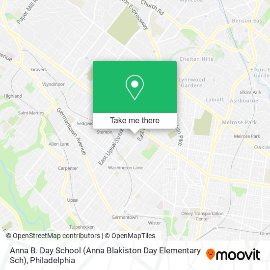 Mapa de Anna B. Day School (Anna Blakiston Day Elementary Sch)