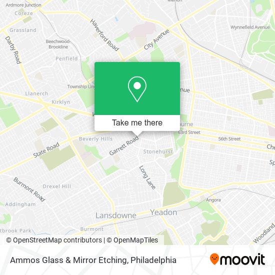 Mapa de Ammos Glass & Mirror Etching