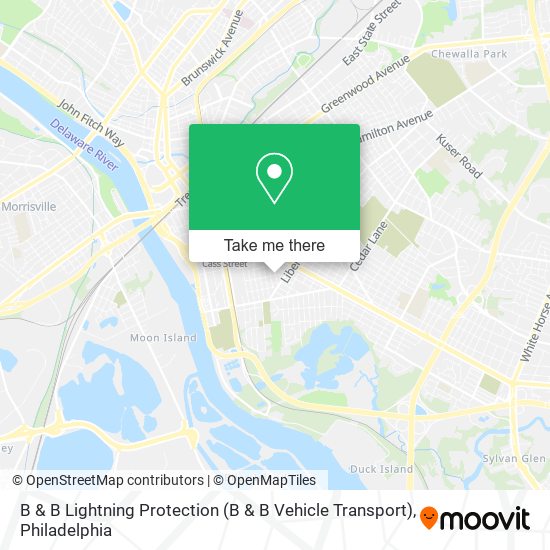 Mapa de B & B Lightning Protection (B & B Vehicle Transport)