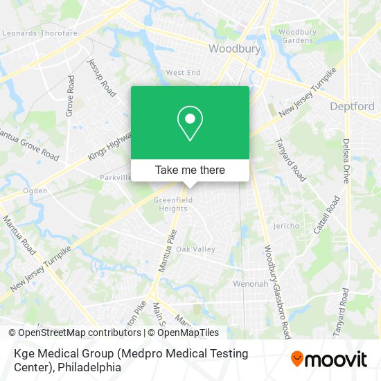 Mapa de Kge Medical Group (Medpro Medical Testing Center)