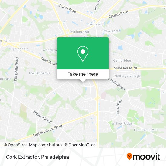 Cork Extractor map