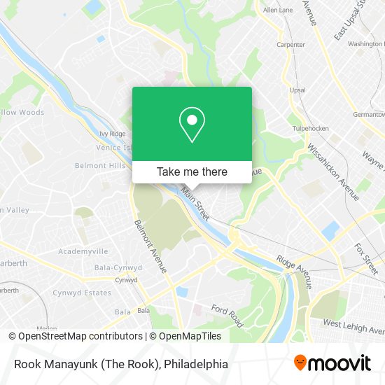 Rook Manayunk (The Rook) map