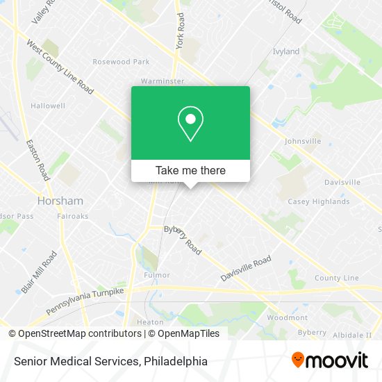 Mapa de Senior Medical Services