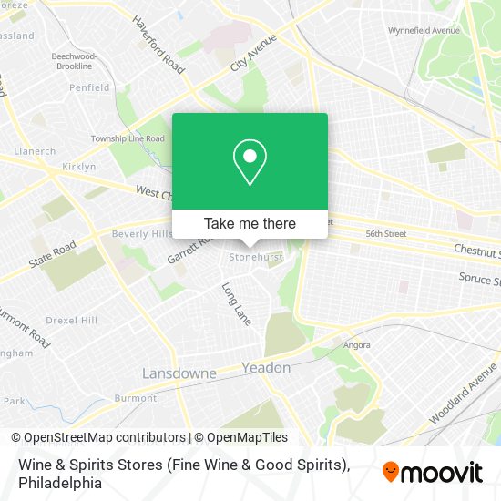 Wine & Spirits Stores (Fine Wine & Good Spirits) map
