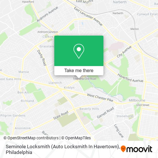 Seminole Locksmith (Auto Locksmith In Havertown) map
